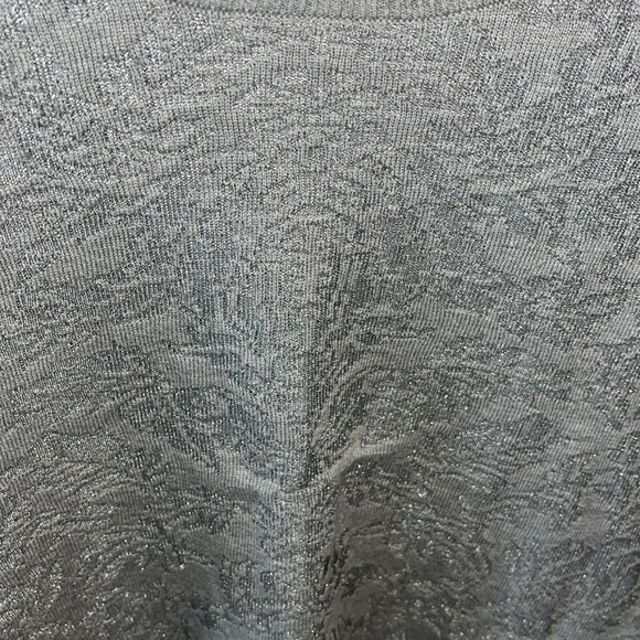 Calvin Klein Metallic Silver/Gray Textured Top and Skirt Set Women’s Small NWT - Picture 11 of 17